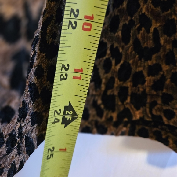 Vintage Artex collection leopard print turtle neck long sleeve shirt size Medium - Picture 5 of 11